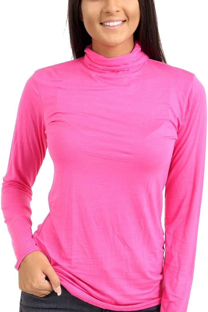 Cream Turtle Neck Long Sleeve Top For Women 8-10 - Dropwear