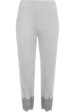 Scallop Edge Sequin Leggings For Women  - Dropwear