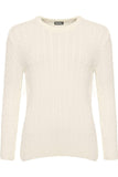Cable Knit Top Jumper Sweater For Women  - Dropwear