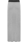 Cerise Plus Size Pencil Long Maxi Skirt Elasticated Waist For Women 24-26 - Dropwear