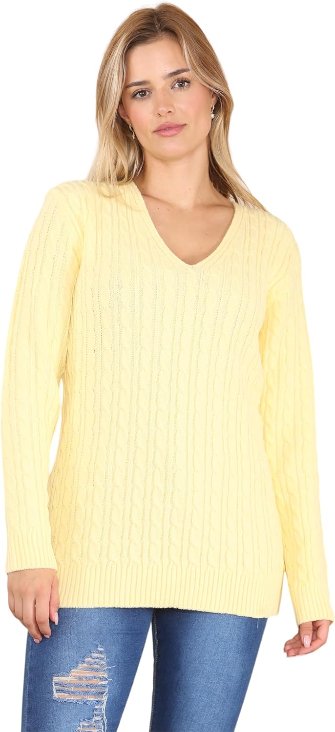 Red Plus Size Cable Knitted Sweater Top For Women 18-20 - Dropwear