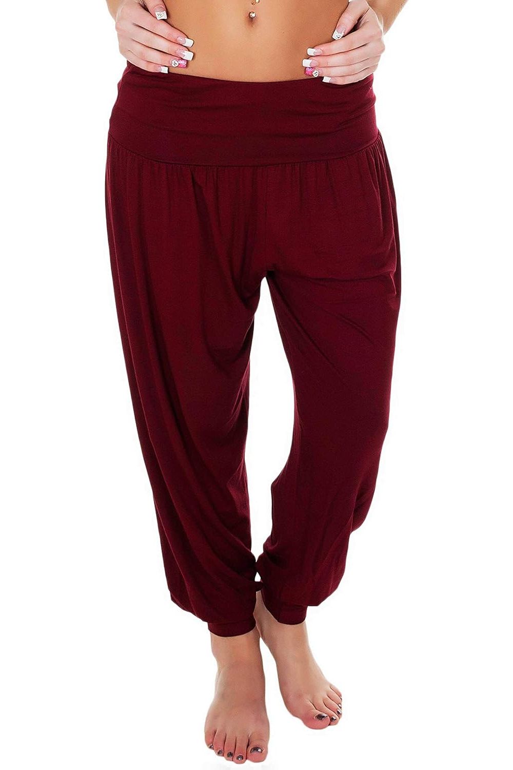 Plus Size Harem Trousers Full Length For Women  - Dropwear