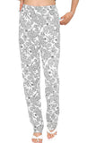 Paisley Royal Blue Paisley Print Full Length Trouser For Women 14 - Dropwear