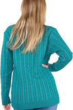 Plus Size Cable Knitted Sweater Top For Women  - Dropwear
