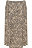 Paisley Stone Paisley Stone Print Midi Skirt For Women 12-14 - Dropwear