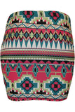 Brown Leopard Printed Mini Bodycon Short Skirt For Women 8-10 - Dropwear