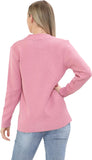 Red Women Knitted Plain Cardigan For Women 16-18 - Dropwear