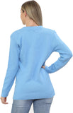 Pink Women Knitted Plain Cardigan For Women 12-14 - Dropwear