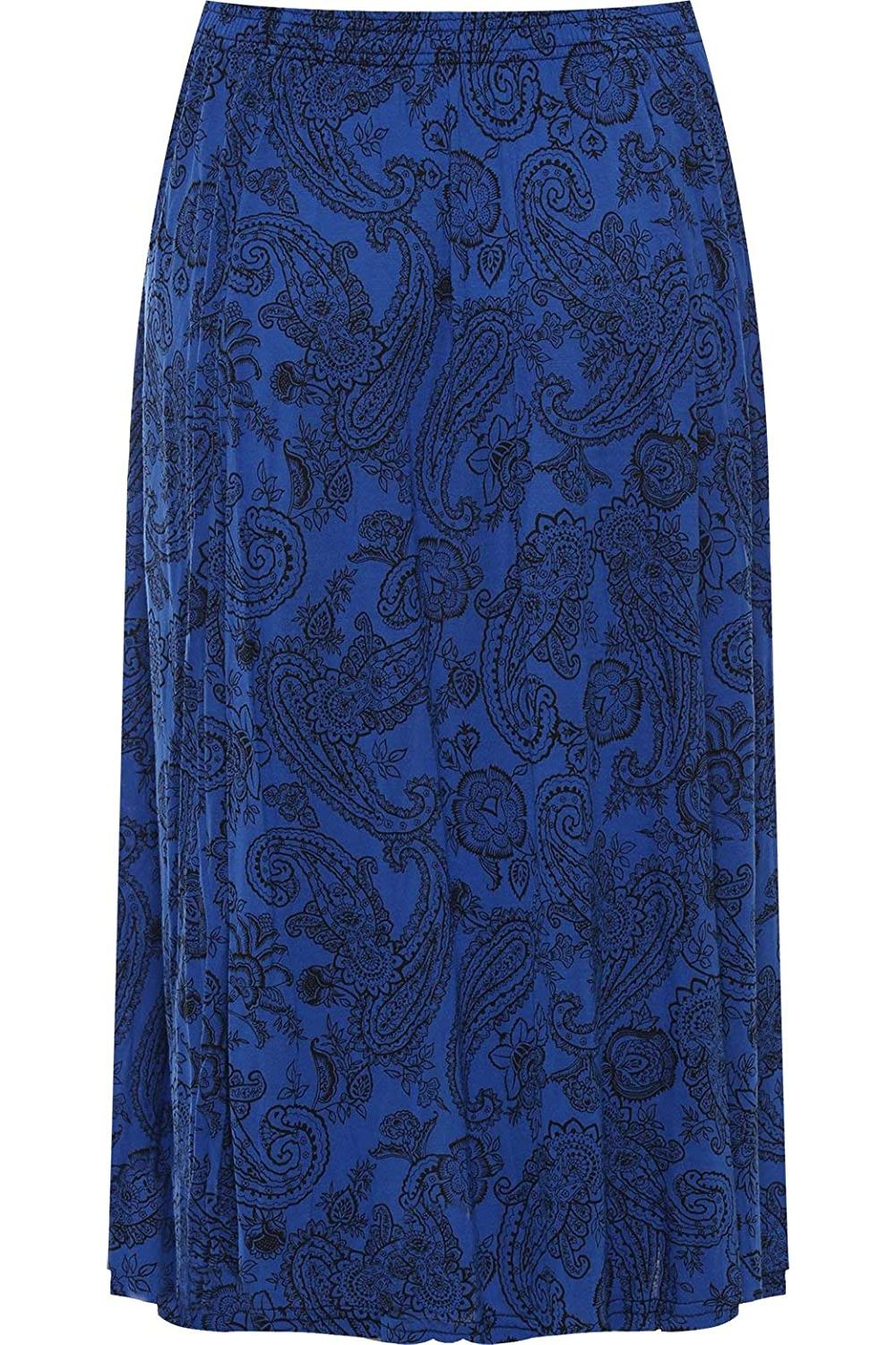 Paisley Royal Paisley Royal Print Midi Skirt For Women 8-10 - Dropwear