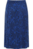 Paisley Royal Paisley Royal Print Midi Skirt For Women 8-10 - Dropwear