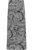 Big Paisley Plus Size Paisley Print Maxi Skirt For Women 14 - Dropwear