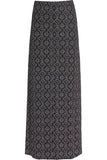 Circle Pirnt Plus Size Circle Print Maxi Skirt For Women 16 - Dropwear