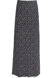 (Small Flower) Plus Size Small Flower Print Maxi Skirt For Women 16 - Dropwear