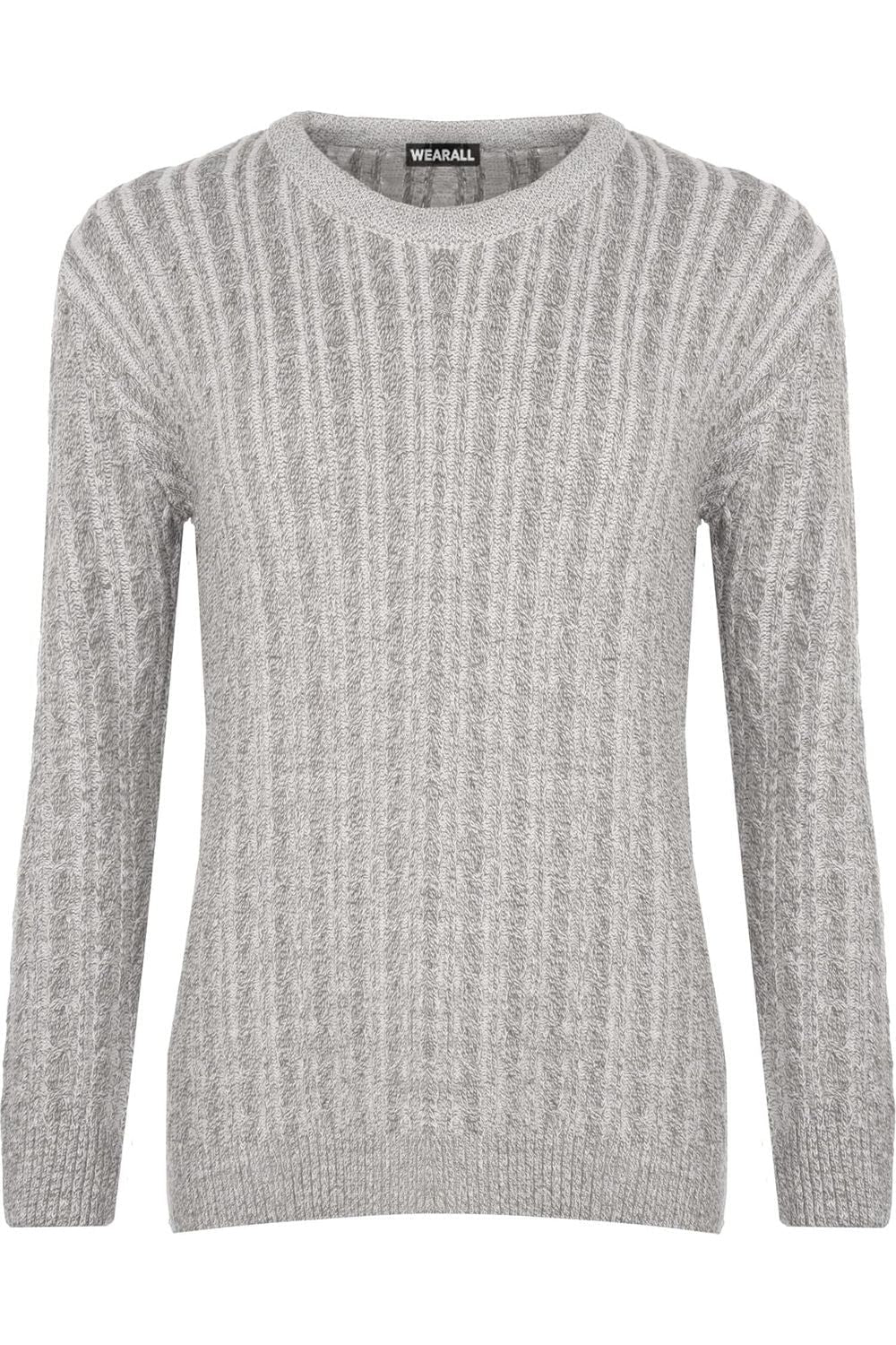 Cable Knit Top Jumper Sweater For Women  - Dropwear
