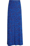Pasiley Royal Plus Size Royal Paisley Print Maxi Skirt For Women 14 - Dropwear