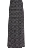Circle Pirnt Plus Size Circle Print Maxi Skirt For Women 14 - Dropwear