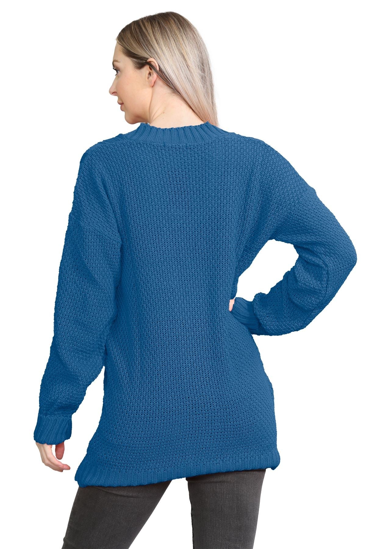 Mocha Cable Knitted Button Cardigan For Women 12-14 - Dropwear