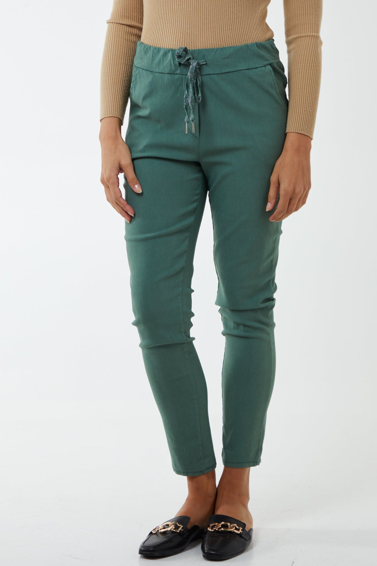 Magic Plain Smart Non-Crush Trouser For Women  - Dropwear