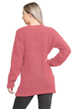 Cable Knitted Button Cardigan For Women  - Dropwear