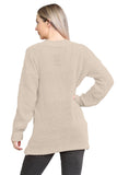 Mustard Cable Knitted Button Cardigan For Women 8-10 - Dropwear
