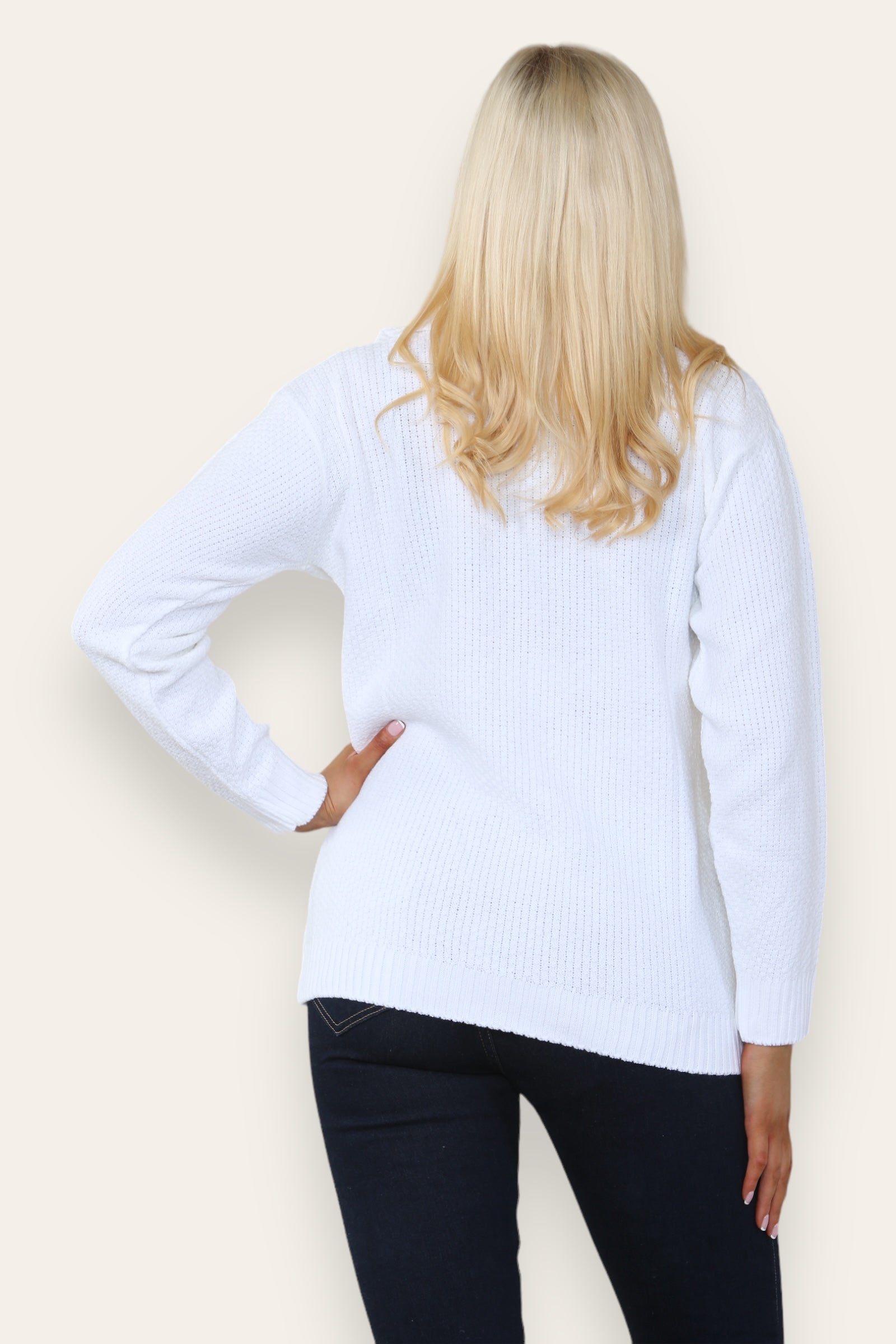 Lilac Zip Up Long Sleeve Cardigan For Women 16-18 - Dropwear