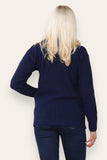 Jade Green Zip Up Long Sleeve Cardigan For Women 16-18 - Dropwear