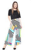 Abstract Print Abstract Print Palazzo Trouser For Women 12-14 - Dropwear