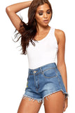 Solid Round Neck Fitted Tank Bodysuits - Basics For Women  - Dropwear