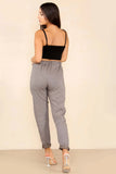 Baby Pink Italian Glitter Drawstring Waistband Magic Pants For Women 14 - Dropwear