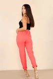 Chocolate Italian Glitter Drawstring Waistband Magic Pants For Women 14 - Dropwear