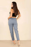 Fuchsia Italian Glitter Drawstring Waistband Magic Pants For Women 10 - Dropwear