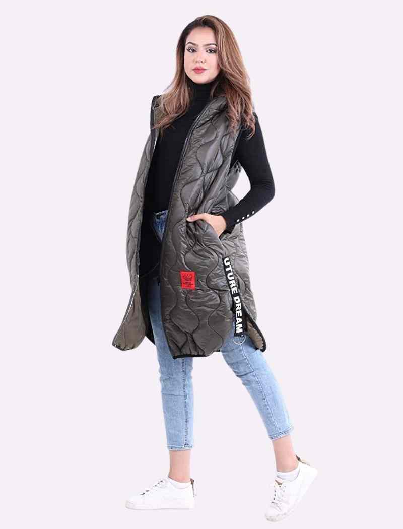 Hooded Puffer Coat For Women  - Dropwear