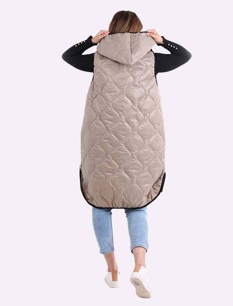 Hooded Puffer Coat For Women  - Dropwear