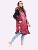 Mustard Hooded Puffer Coat For Women ONE SIZE (12-18) - Dropwear
