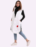 Black Hooded Puffer Coat For Women ONE SIZE (12-18) - Dropwear