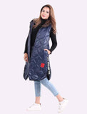 Beige Hooded Puffer Coat For Women ONE SIZE (12-18) - Dropwear