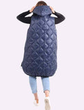Khaki Hooded Puffer Coat For Women ONE SIZE (12-18) - Dropwear
