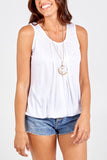 Khaki Chain Bubble Vest For Women ONE SIZE - Dropwear