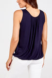 Dark Purple Chain Bubble Vest For Women ONE SIZE - Dropwear