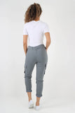 Italian Drawstring Waistband Magic Cargo Trouser For Women  - Dropwear