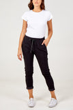 Magic Plain Super Stretch Crushed Trousers For Women  - Dropwear