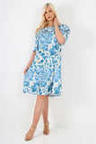 italian off the shoulder animal print short sleeve mini dress For Women  - Dropwear