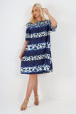 italian off the shoulder leopard printed short sleeve mini dress For Women  - Dropwear