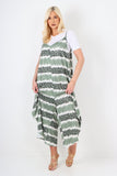 italian animal print deep v neck jumpsuit For Women  - Dropwear
