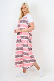 italian animal print deep v neck jumpsuit For Women  - Dropwear