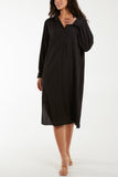 Blush Open Collar Crinkle Midi Dress For Women ONE SIZE - Dropwear