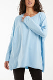 Sleeve & Back Distressed Cut Out long Top For Women  - Dropwear