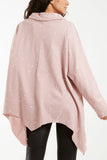 Paint Splatter Cowl Neck Hanky Hem Sweatshirt For Women  - Dropwear