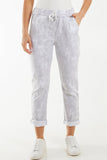 Tie Dye Magic Drawstring Stretch Trouser For Women  - Dropwear