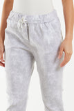 Tie Dye Magic Drawstring Stretch Trouser For Women  - Dropwear